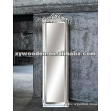 Swept Wooden Framed Mirror